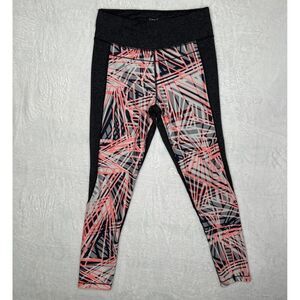 Calvin Klein Performance High Waist Compression Leggings Small Pink Grey